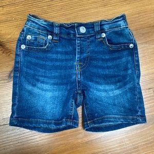 7 For All Mankind denim shorts. 18 months.